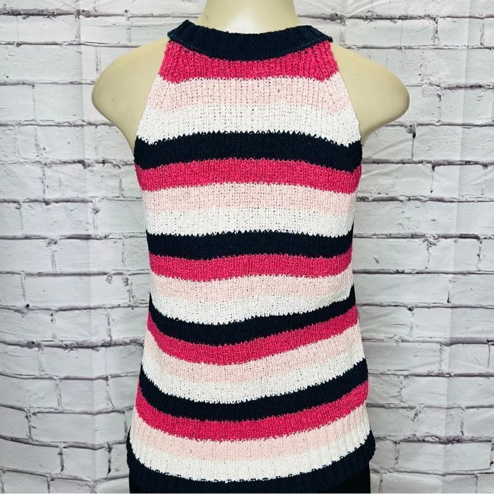 J.Crew Sweater tank in stripe size Small